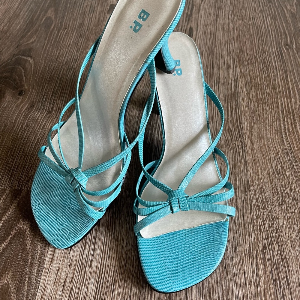 bp Women's Strappy Turquoise Sandals